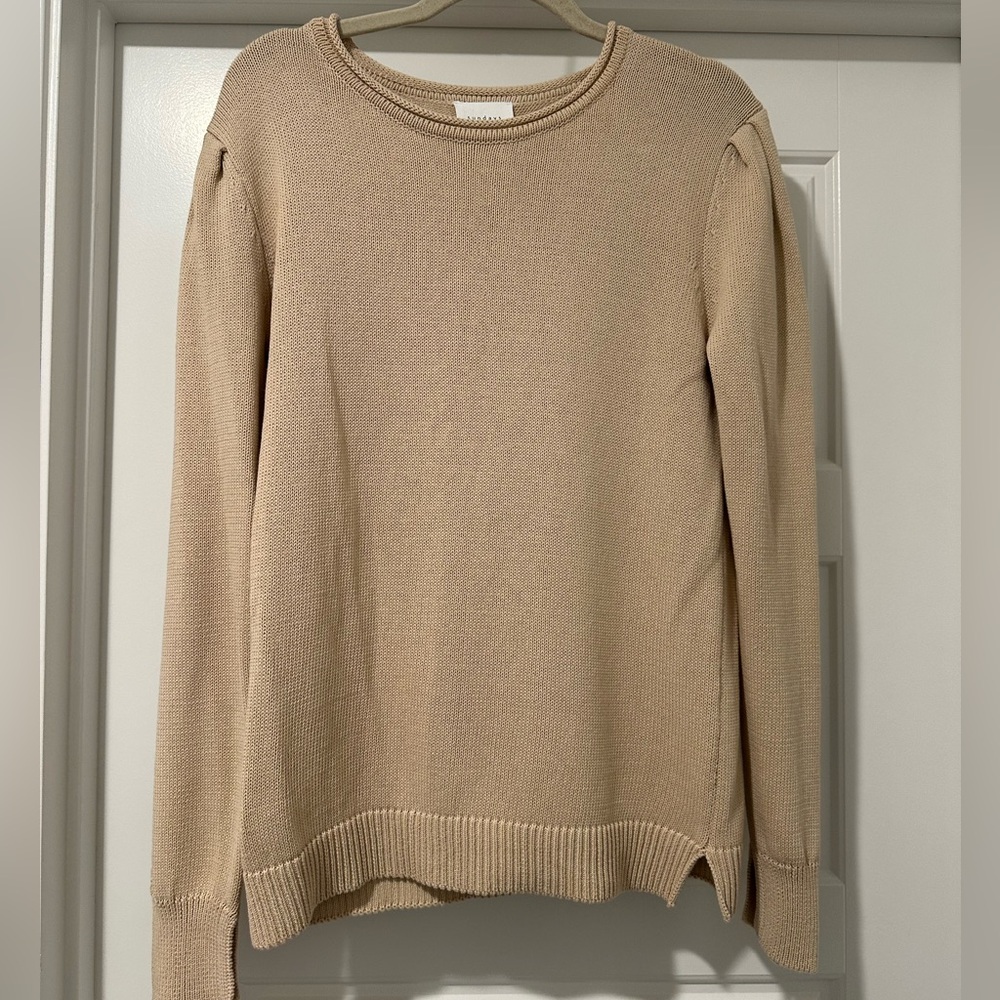 Sundays Tan knit sweater- like new